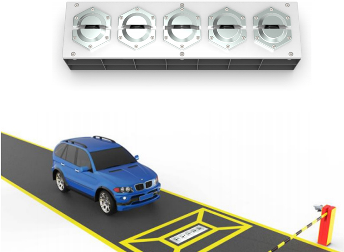 固定式-车底安全检查系统