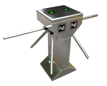 立式双机芯三辊闸