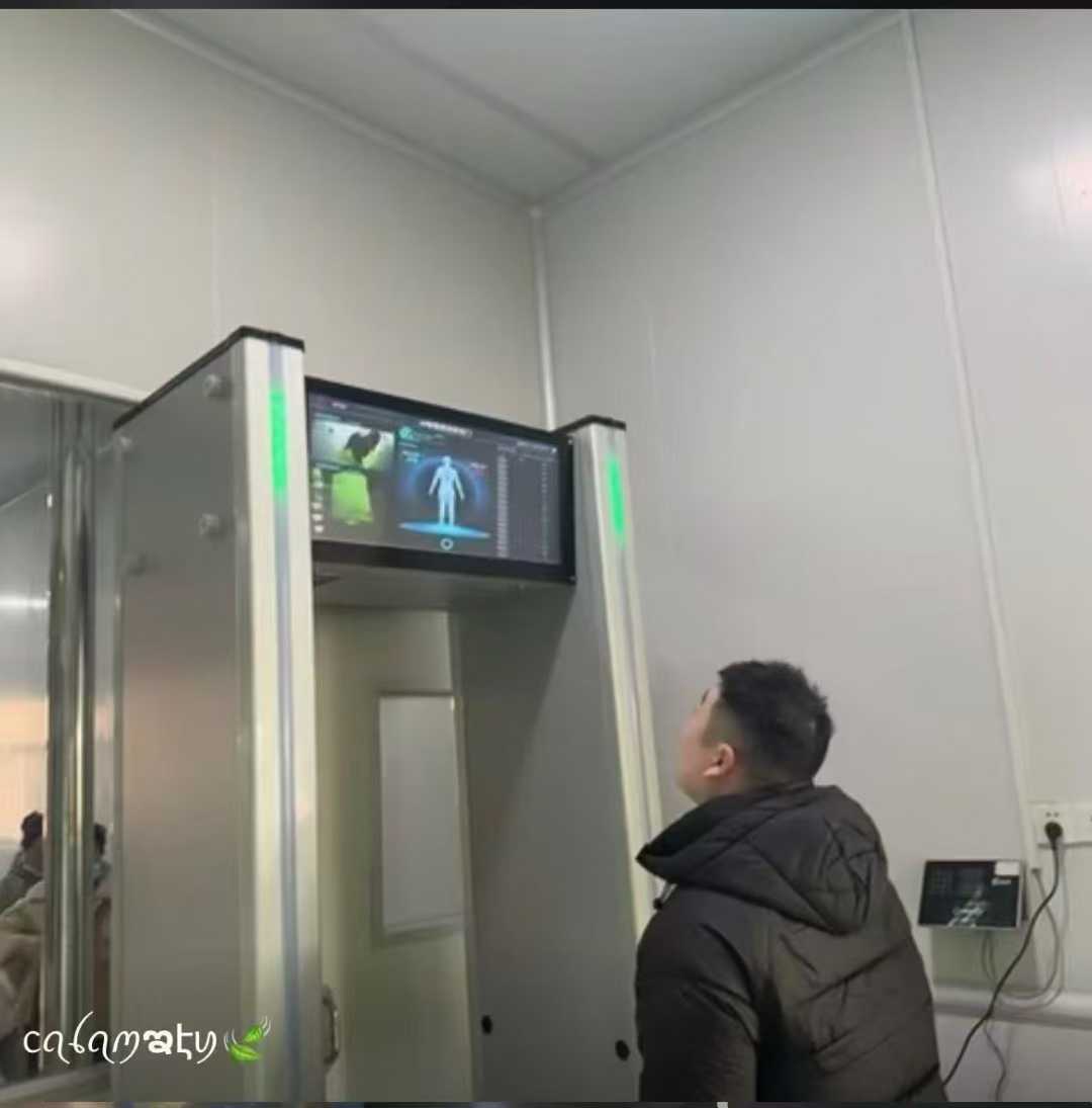 2026年2月大型食品厂“达利园”，使用“龙威”智能安检门安装验收完毕