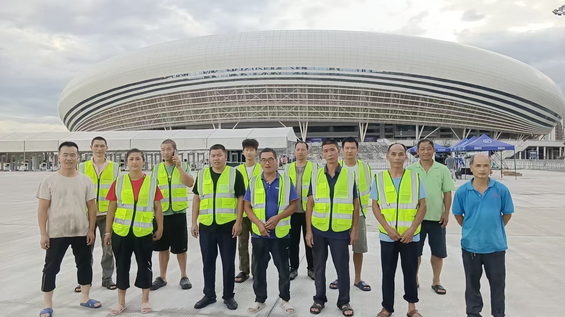 2025年 8月 赣超联赛大型赛事安检门，安装验收完成